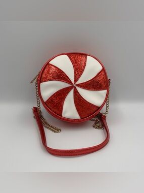 Retired Olivia Miller Peppermint Christmas Women’s Handbag Purse Shoulder Bag